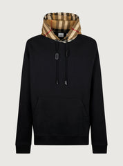 Felpa con cappuccio Check