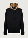 Felpa con cappuccio Check