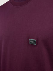 T-shirt mini logo placca