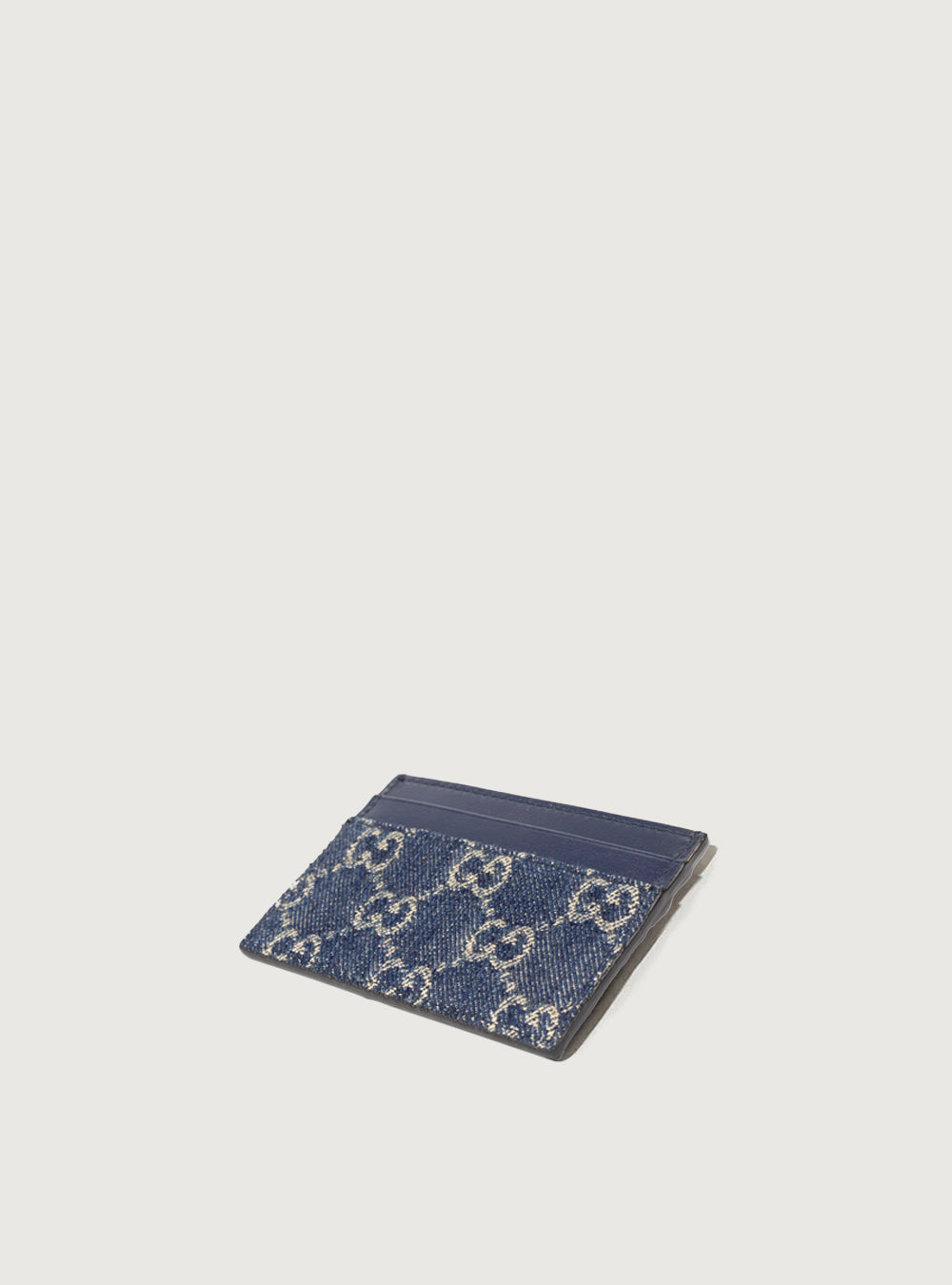 Portacarte GG denim