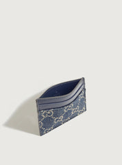 Portacarte GG denim