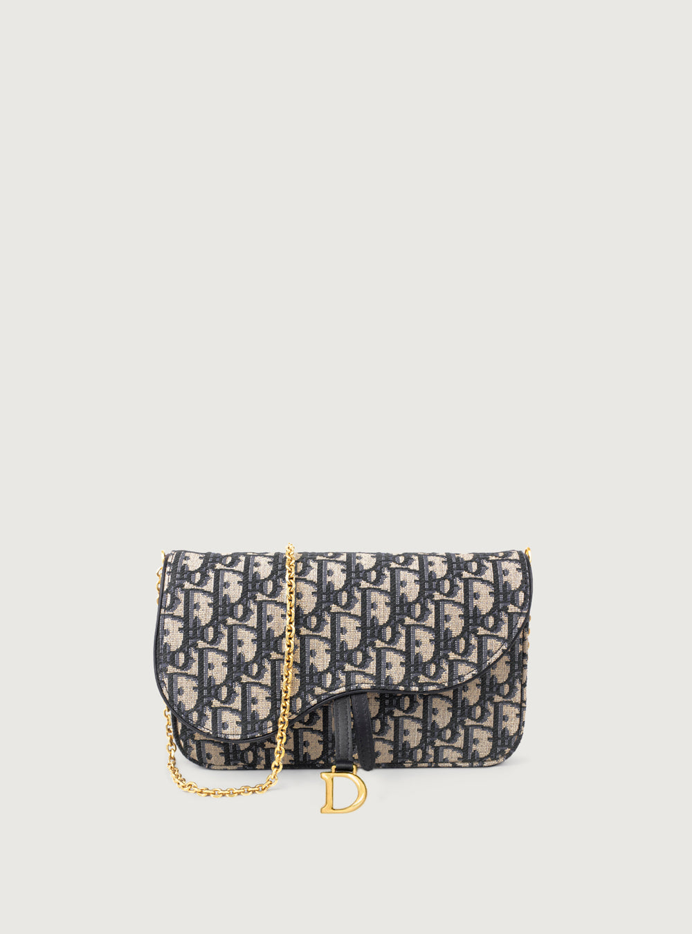 Pochette Saddle Jacquard Oblique