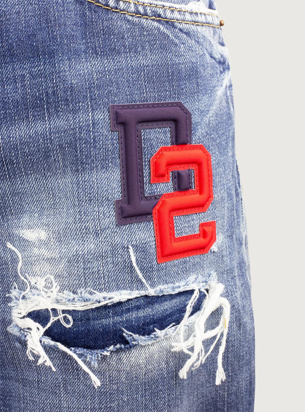 Jeans Dark Ripped Wash Bro