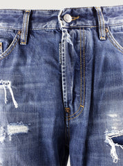 Jeans Dark Ripped Wash Bro