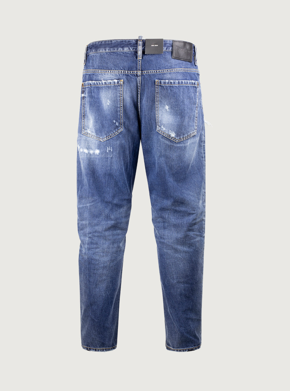 Jeans Dark Ripped Wash Bro