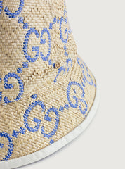 Cappello GG Rafia